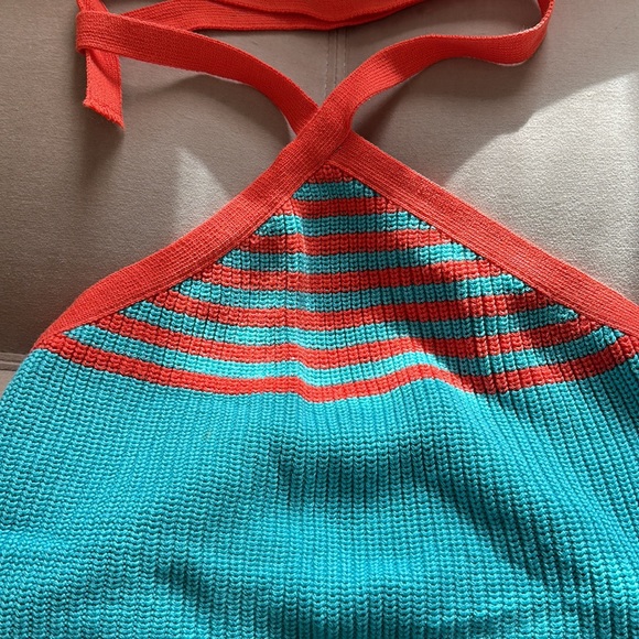 Zara never worn crochet crop top with ties. Size M. - Picture 2 of 2